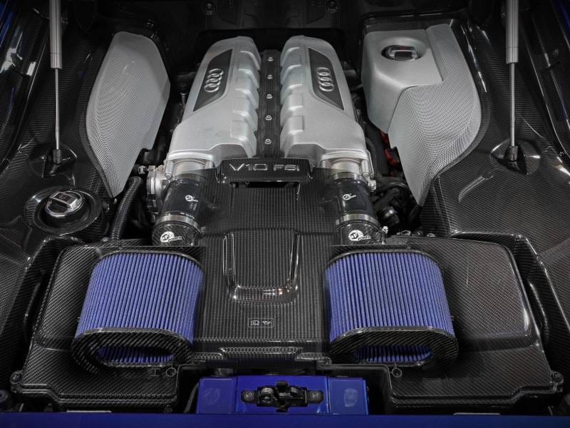 aFe 57-10012R aFe 15-19 Lamborghini Huracan V10-5.2L Track Series Intake System w/ Pro 5R Filter thumbnail 5