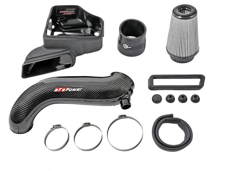 aFe 57-10016D aFe 15-19 VW Golf R (MKVII) L4-2.0L (t) Track Series Carbon Fiber Intake System w/ Pro DRY S Filter thumbnail 11