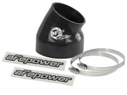 aFe 59-00097 aFe Magnum FORCE Silicone Replacement Coupling Kit 4in ID x 30 Deg. Elbow Coupler - Black