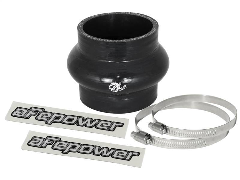 aFe 59-00054 aFe Magnum FORCE CAI Univ. Silicone Coupling Kit (2.75in. ID / 3in. L) Straight Coupler w/Hump - Blk
