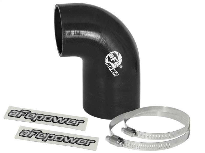 aFe 59-00058 aFe Magnum FORCE CAI Univ. Silicone Coupling Kit (3in. ID to 2.5in. ID) 90 Deg. Elbow Reducer - Blk