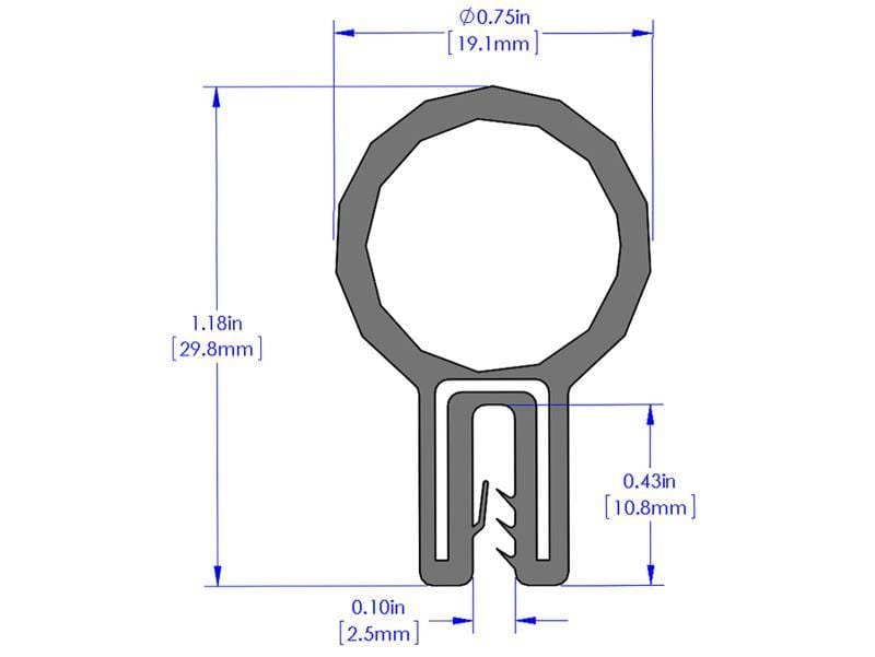 aFe 59-10092 aFe MagnumFORCE Spare Parts Trim Seal Kit (1/16IN X 3/4IN) x 36IN L thumbnail 7