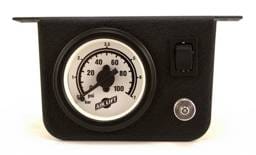 Air Lift 26156 Air Lift Single Needle Gauge W/ 2in Lighted Panel - 100 PSI