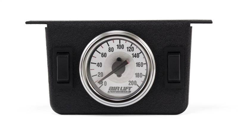 Air Lift 26157 Air Lift Dual Needle Gauge Panel With Two Switches- 200 PSI thumbnail 3