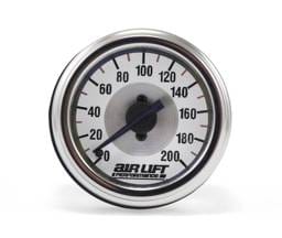 Air Lift 26227 Air Lift Single Needle Gauge- 200 PSI