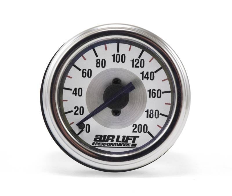 Air Lift 26227 Air Lift Single Needle Gauge- 200 PSI