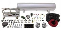 Air Lift 27666 Air Lift 4-Way Manual Control System 100% Duty 1/4in Line 4 Gal. Tank.
