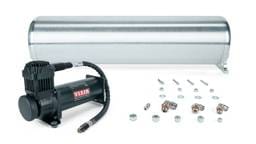 Air Lift 27768 Air Lift 24in FLO Tank w/ Viair 444c Black Compressor (Incl. Fittings & Tank Mounting Hardware)