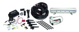 Air Lift 27694 Air Lift Performance 3H (1/4 Air Line 4 Gal 7-Port Raw Aluminum Tank VIAIR 444C Comp)