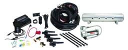 Air Lift 27699 Air Lift Performance 3H (3/8 Air Line 4 Gal 7-Port Raw Aluminum Tank VIAIR 444C Comp)