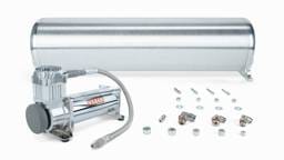 Air Lift 27763 Air Lift 24in FLO Tank w/ Viair 444c Compressor (Incl. Fittings & Tank Mounting Hardware)