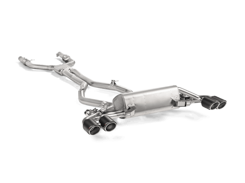 Akrapovic E-AR/T/1 Akrapovic 17-19 Alfa Romeo Giulia Quadrifoglio Evolution Link Pipe Set (Titanium) - Fits 2017-2020 Alfa Romeo Giulia