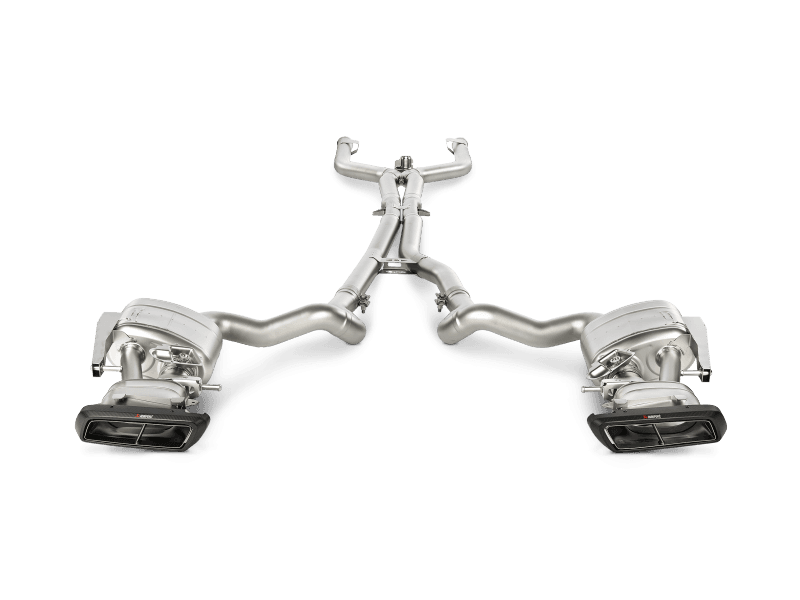 Akrapovic MTP-ME/T/2H/1 Akrapovic 15-17 AMG C63 Estate Evolution Line Cat Back (Titanium) w/ Carbon Tips (Req. Link Pipe) - Fits 2015-2018 Mercedes-Benz C63 AMG