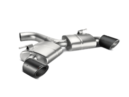 Akrapovic MTP-VW/T/2 Akrapovic 13-17 Volkswagen Golf GTI (VII) Slip-On Race Line (Titanium) w/ Carbon Tips - Fits 2013-2016 Volkswagen GTI