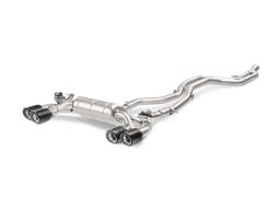 Akrapovic ME-BM/T/8H Akrapovic 16-17 BMW M2 F87 (Excl M2 Competition) Evolution Line Cat Back (Titanium) w/Carbon Tips - Fits 2016-2017 BMW M2