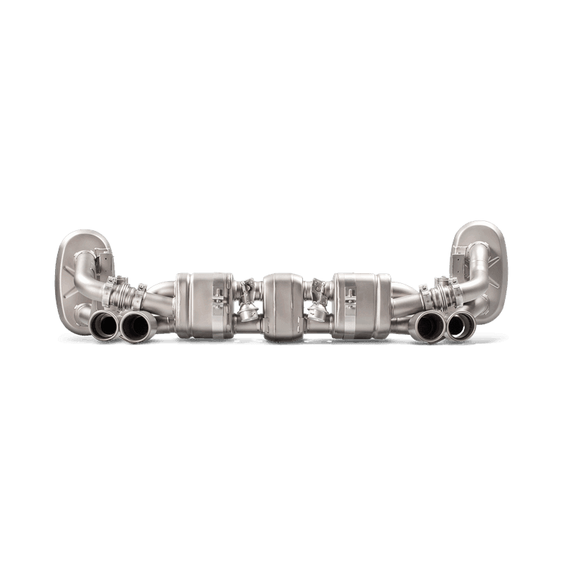 Akrapovic S-PO991SO-HT/1 Akrapovic 12-15 Porsche 911 Carrera S/4/4S/GTS (991) Slip-On Line (Titanium) w/ Titanium Tips - Fits 2012-2015 Porsche 911