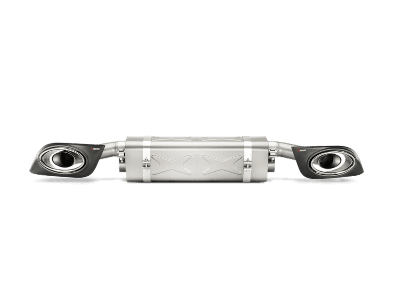 Akrapovic S-PO991TSO-HT Akrapovic 14-15 Porsche 911 Turbo/Turbo S (991) Slip-On Line (Titanium) w/ Carbon Titanium Tips - Fits 2014-2015 Porsche 911