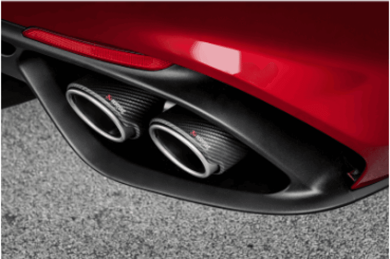Akrapovic S-AR/TI/1H Akrapovic 17-19 Alfa Romeo Giulia Quadrifoglio Evolution Line Cat Back (Titanium) - Fits 2017-2020 Alfa Romeo Giulia thumbnail 5