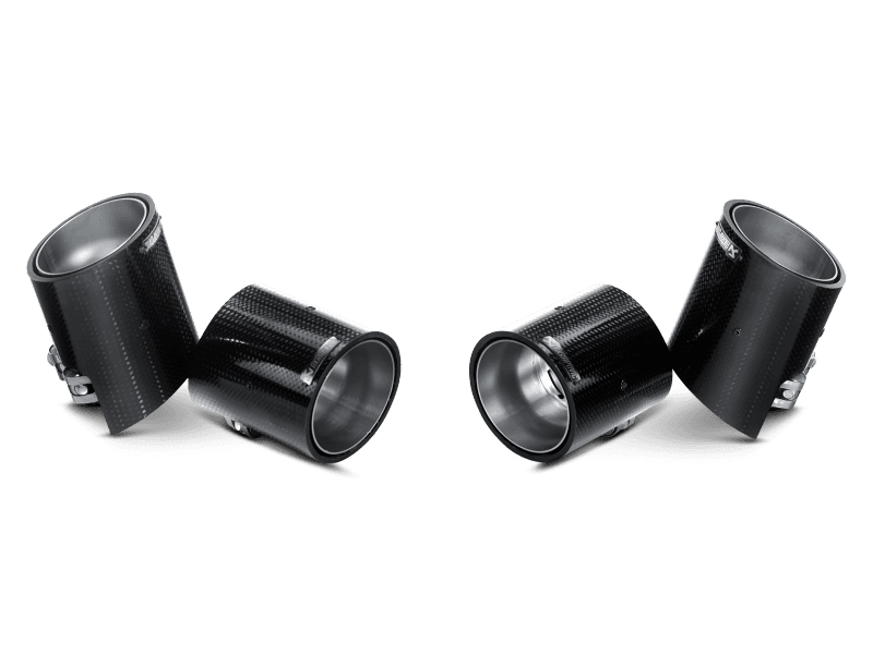 Akrapovic TP-CT/5 Akrapovic 11-12 BMW 1 Series M Coupe (E82) Tail Pipe Set (Carbon) - Fits 2011 BMW 1 Series M