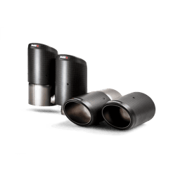Akrapovic TP-CT/53 Akrapovic 2018+ Porsche Cayenne V6 (536) Tail Pipe Set (Carbon) - Fits 2018-2020 Porsche Cayenne