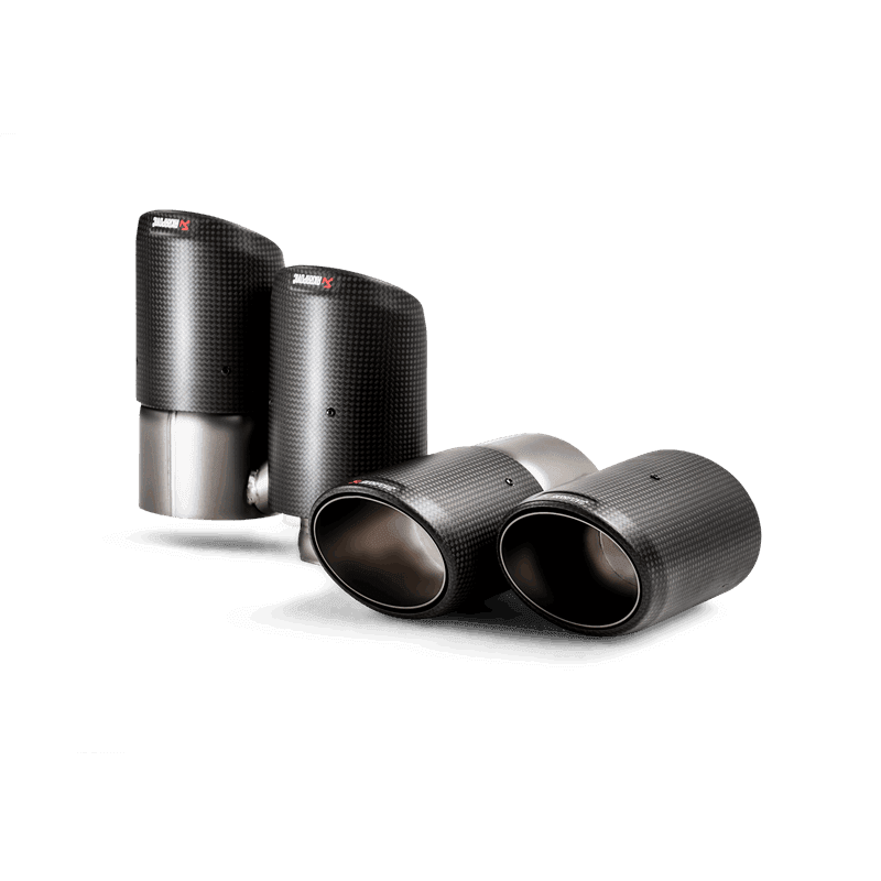 Akrapovic TP-CT/53 Akrapovic 2018+ Porsche Cayenne V6 (536) Tail Pipe Set (Carbon) - Fits 2018-2020 Porsche Cayenne