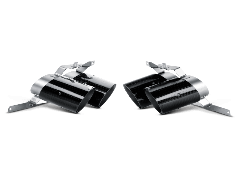 Akrapovic TP-CT/7 Akrapovic 09-14 Lamborghini Gallardo LP 550-2 Coupe Tail Pipe Set (Carbon) - Fits 2008-2014 Lamborghini Gallardo