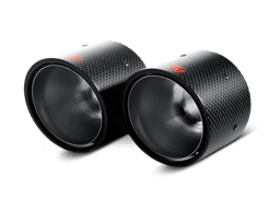 Akrapovic TP-MINR56/57-CA Akrapovic 07-14 MINI Cooper S (R56) / Cooper S Cabrio (R57) Tail Pipe Set (Carbon) - Fits 2007-2014 Mini Cooper