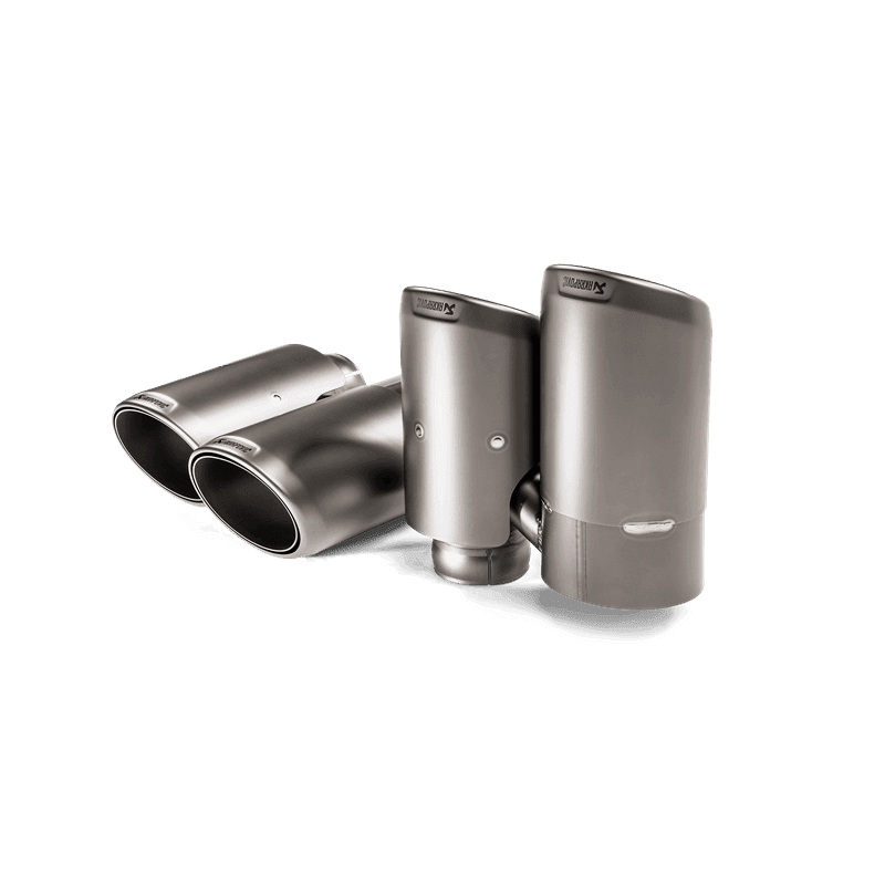 Akrapovic TP-T/S/23 Akrapovic 2018+ Porsche Cayenne V6 (536) Tail Pipe Set (Titanium)