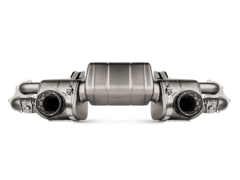 Akrapovic S-PO/TI/18/1 Akrapovic 2020+ Porsche Cayman GT4 (718) Slip-On Race Line (Titanium) (Req Tips / Option 2) - Fits 2020 Porsche 718 Spyder thumbnail 2
