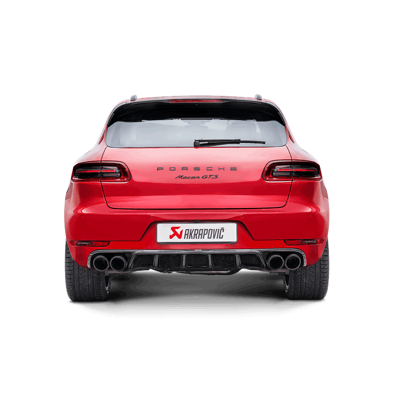 Akrapovic S-PO/TI/7H Akrapovic 2014 Porsche Macan Turbo (95B) Evolution Line Cat Back (Titanium) w/ Carbon Fiber Tips