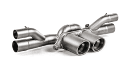 Akrapovic S-PO/TI/8 Akrapovic 2018 Porsche 911 GT3 (991.2) Slip-On Race Line (Titanium) w/o Tail Pipe Set - Fits 2014-2019 Porsche 911