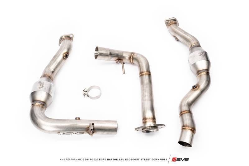 AMS AMS.45.05.0001-2 AMS Performance 17-20 Ford Raptor 3.5L Ecoboost Street Downpipes