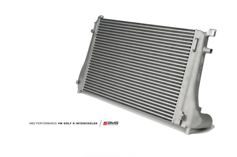AMS AMS.21.09.0001-1 AMS Performance 2015+ VW Golf R MK7 Front Mount Intercooler Upgrade w/Cast End Tanks