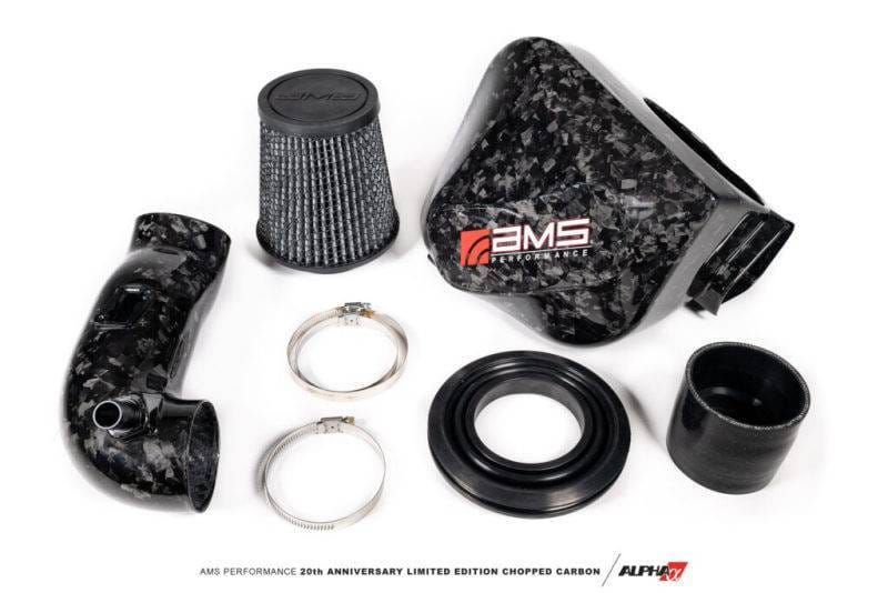 AMS AMS.38.08.0001-2 AMS Performance 2020+ Toyota Supra A90 Chopped CF Cold Air Intake System (Does Not Fit w/ Strut Bar)