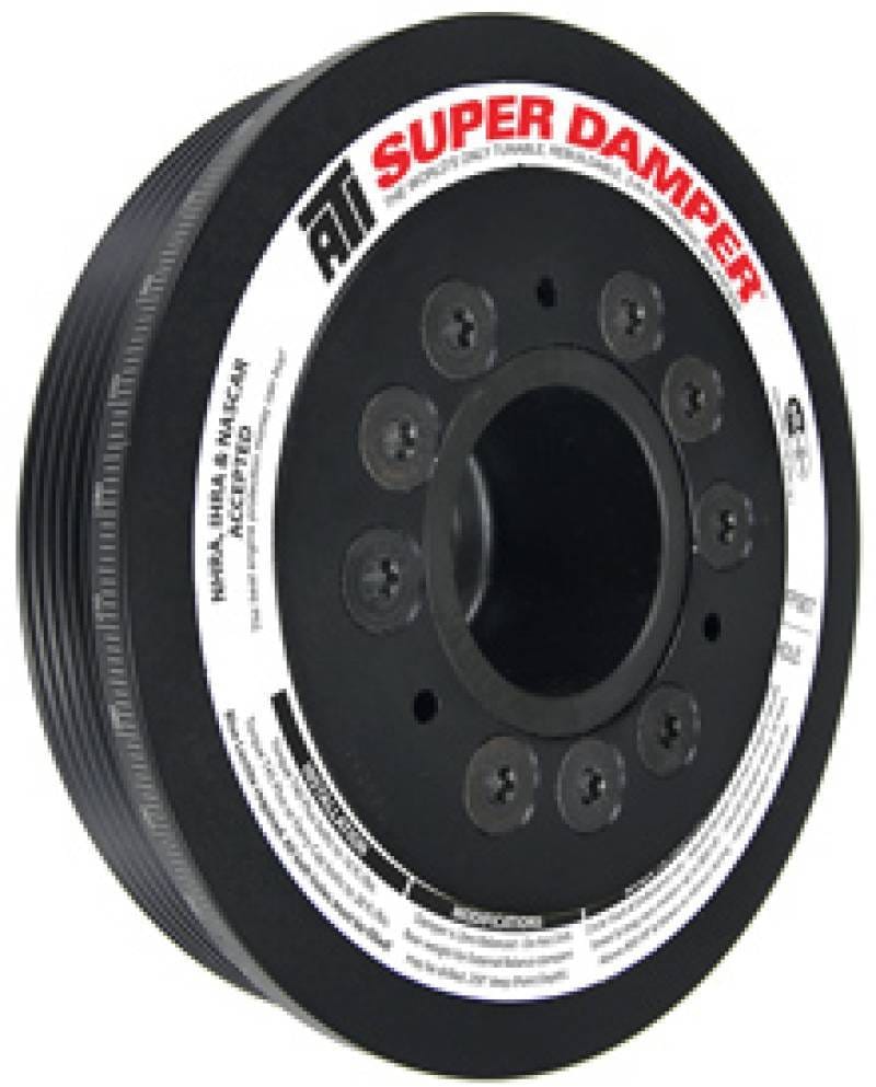 ATI ATI918250 ATI Damper - 6.78in - Alum - 6 Grv - Mitsubishi Evo 8 - 4G63 - w/Integra Lower Cam Drive