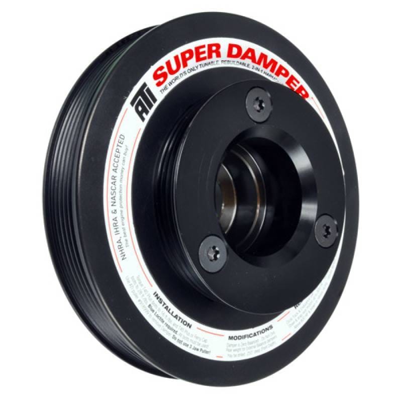 ATI ATI918468 ATI Damper - 6.78in - Alum - 4 & 6 Grv - Honda H22 - Street - 4 Percent & 9 Percent OD Sizes