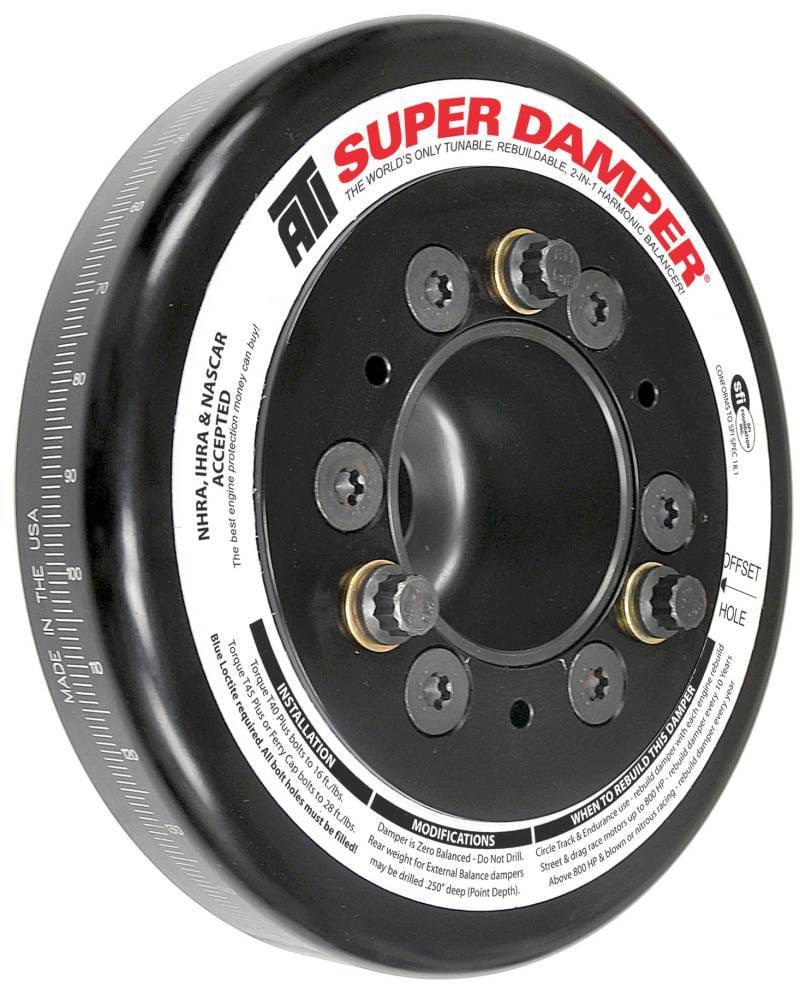 ATI ATI918471 ATI Damper - 7.074in - Alum - Honda B - Race Damper - 4 Grv Steel Hub - 2 Ring