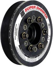 ATI ATI917680 ATI Damper - 6.325in - Alum - Ford SB & 6 Cyl - 3 Bolt OEM - 3in Long - C-Timing - AL Hub - 3 Ring