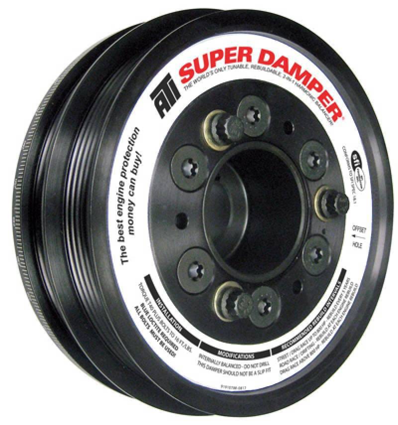 ATI ATI917757 ATI Damper - 6.10in - Alum - 4 & 5 Grv - Acura Nsx 3.0L - 600 HP or Less - 1Pc