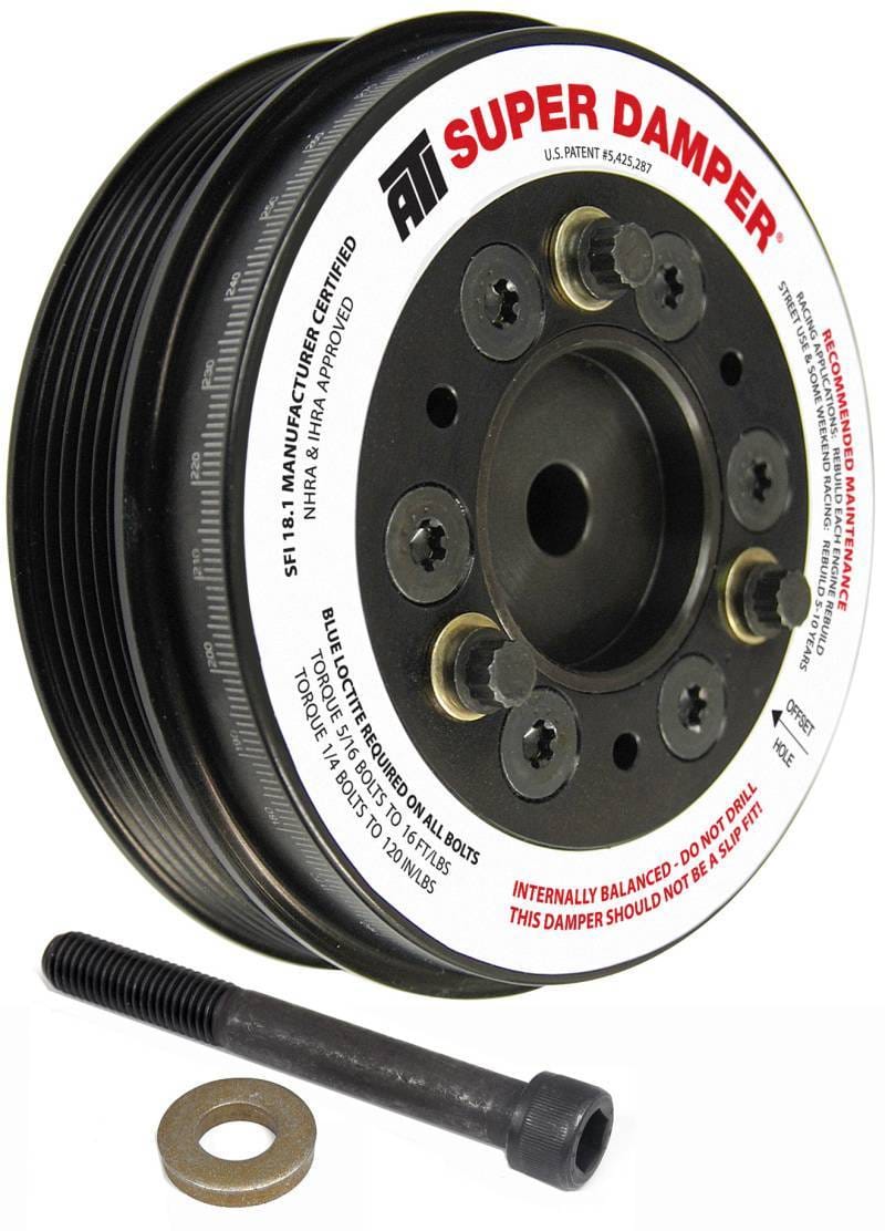 ATI ATI917993 ATI Damper - 5.74in - Alum - 6 Grv - Mini Cooper S - 1.6L - 2 Percent OD - 1Pc