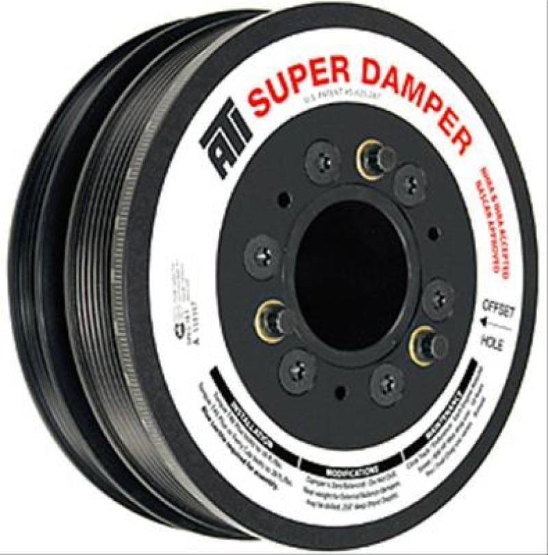 ATI ATI918845 ATI Damper - 5.67in - Alum - 6/4 Grv - 25 Percent UD - LS1/LS2 - F & V Body - 10 Per UD A/C - 1Pc