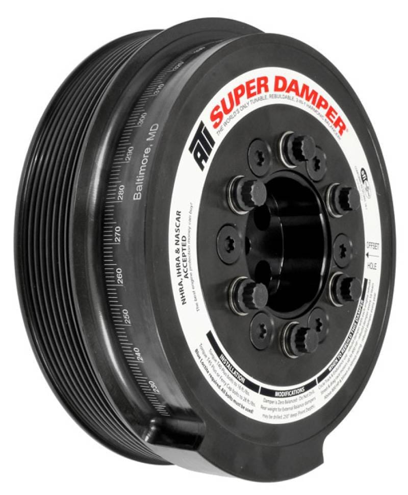 ATI ATI918888 ATI Damper - 7.95in - Steel - 8 Grv - Ford 6.0 - Powerstroke - 03-07 - Ext Bal - 3 Ring - Diesel