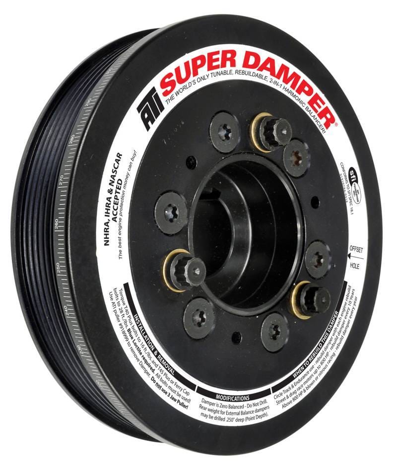 ATI ATI918562 ATI Damper - 6.78in - Alum - 6 Grv - Toyota Supra - 94-98 - JZ80 - 15 Percent OD - Req gatK06077