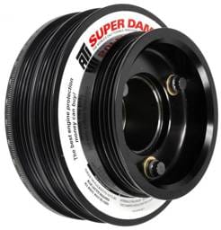 ATI ATI918599 ATI Damper - 5.67in - Alum - (2) 4 Grv - Nissan RB26 - R32 Only - 1Pc - w/Power Steering Pulley