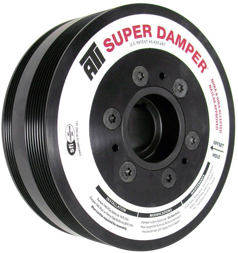 ATI ATI918620 ATI Damper - 7.65in - Alum - 8 & 4 Grv - LS7 - Y Body Corvette - Gen 5 Z28 - LS3 - OEM Size - 2 Ring