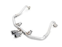 AWE Tuning 3010-32038 AWE Tuning Porsche 718 Boxster / Cayman Track Edition Exhaust - Chrome Silver Tips