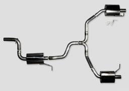 AWE Tuning 3010-33022 AWE Tuning VW CC Touring Edition Exhaust Dual Outlet - Diamond Black Tips