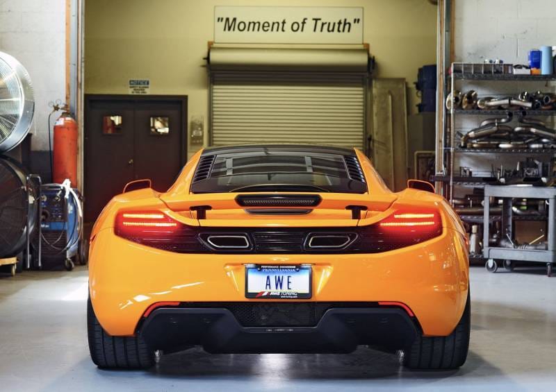 AWE Tuning 3010-32014 AWE Tuning McLaren MP4-12C Performance Exhaust - Machined Tips thumbnail 9