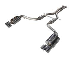 AWE Tuning 3010-42026 AWE Tuning Porsche Panamera S/4S Touring Edition Exhaust System - Polished Silver Tips