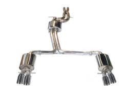 AWE Tuning 3010-42030 AWE Tuning Audi B8.5 S5 3.0T Touring Edition Exhaust System - Polished Silver Tips (102mm)